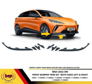 MG 4 HATCHBACK 2022 ON FRONT BUMPER LOWER SPOILER SPLITTER TEXTURED BLACK