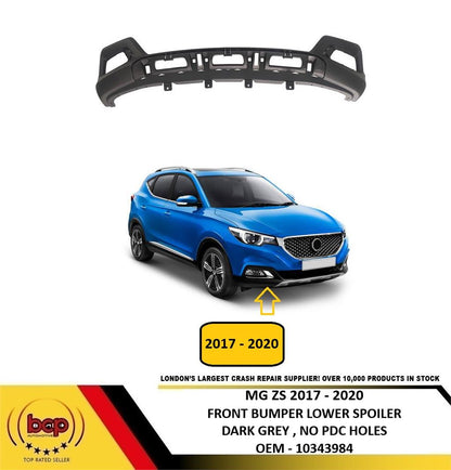 MG ZS 2017 - 2020 FRONT BUMPER LOWER SECTION SPOILER PRE FACELIFT BOTTOM BUMPER