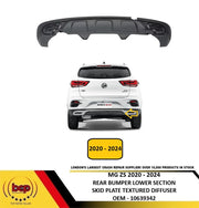 MG ZS 2020 - 2024 REAR BUMPER LOWER SECTION SPOILER SKID PLATE DIFFUSER 10639342