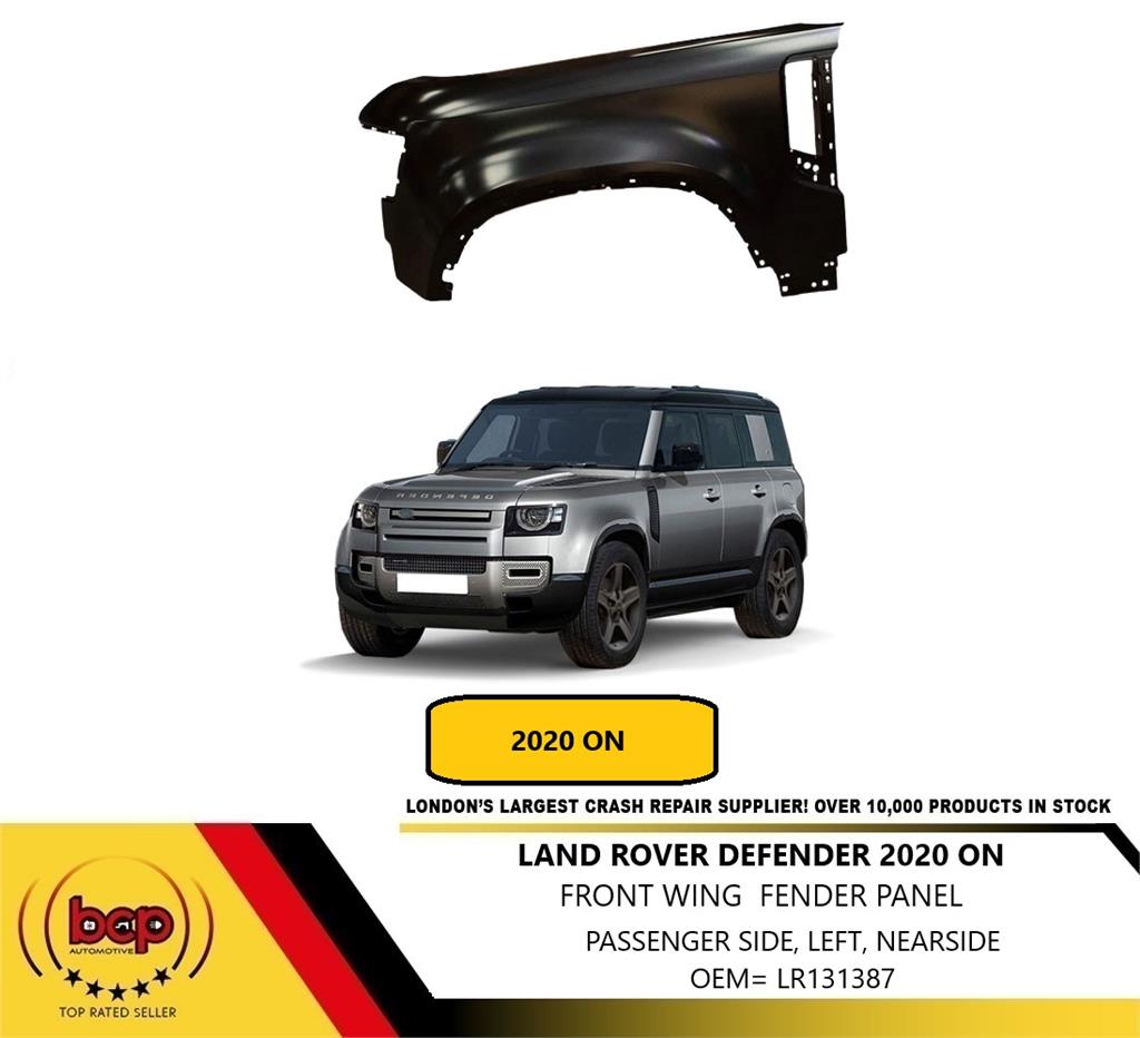 LAND ROVER DEFENDER 2020 ON FRONT WING FENDER PRIMED PASSENGER SIDE LEFT LR13138