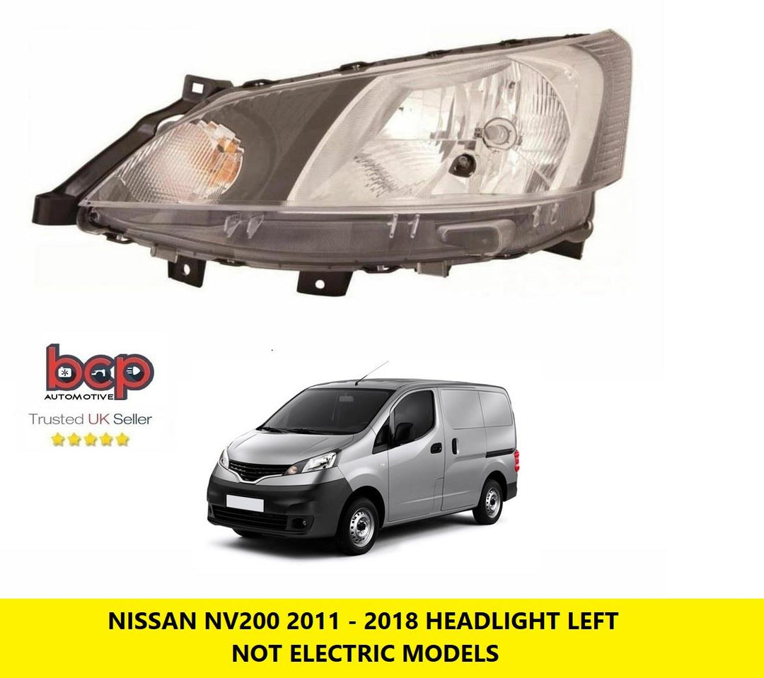 FOR NISSAN NV200 2011 - 2018 HEADLIGHT HEADLAMP LEFT PASSENGER SIDE 26060JX30