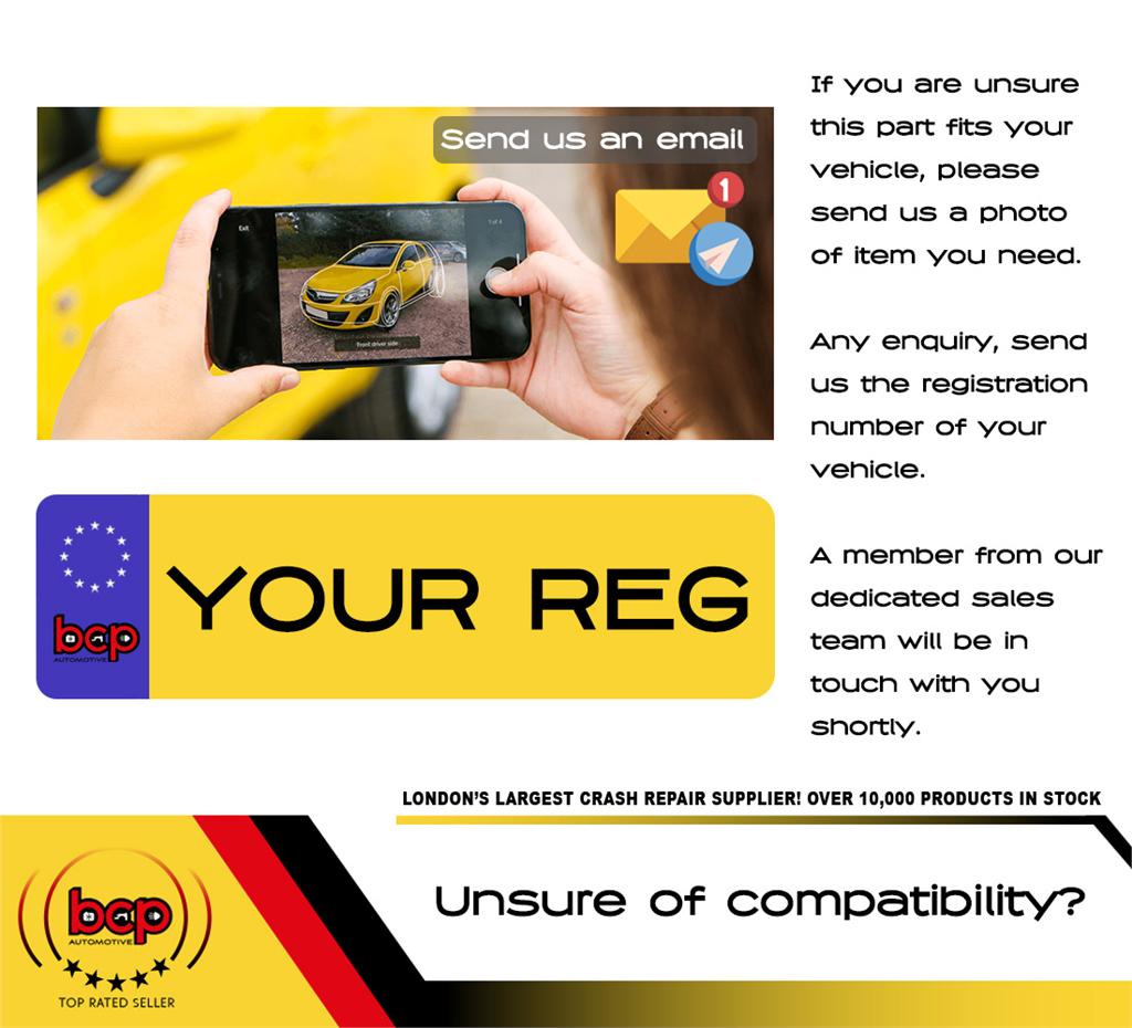 VAUXHALL CORSA 2019-2023 FRONT BUMPER PRIMED WITH 4 PDC HOLES GS SRi 166383611T
