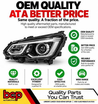 BMW 3 SERIES F30 2012 - 2015 REAR BUMPER PRIMED LUXURY SPORT MODELS 51127312733