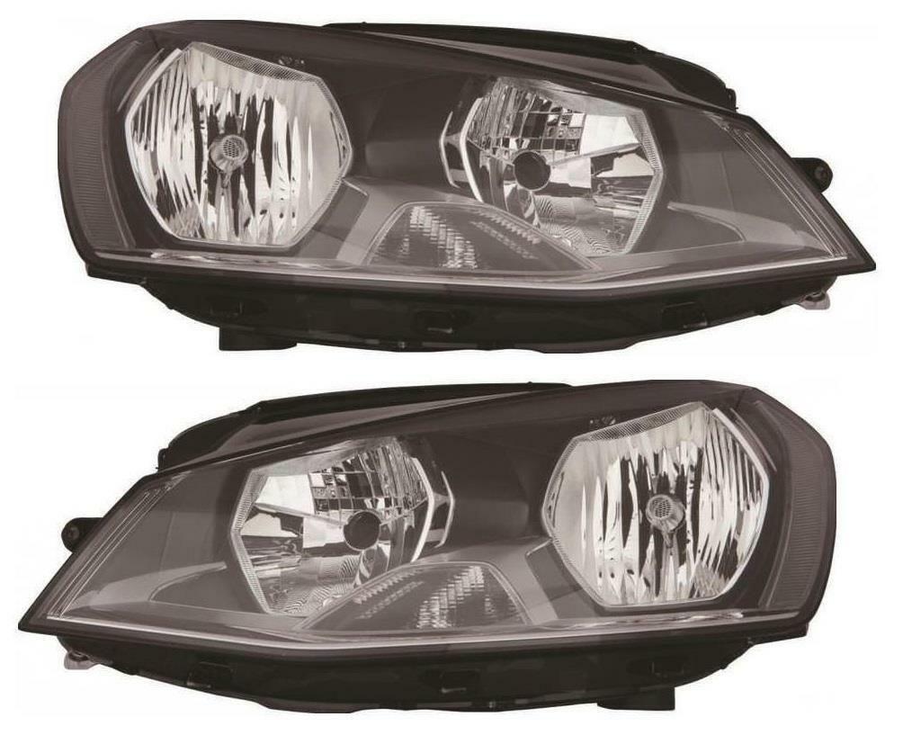 VW GOLF MK7 2012 - 2016 HEADLIGHTS LAMPS PAIR LEFT & RIGHT 5G2941006 5G2941005