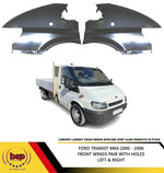 Load image into Gallery viewer, FORD TRANSIT MK6 2000-2006 FRONT WINGS WITH HOLE PAIR LEFT RIGHT NEW PRIMED
