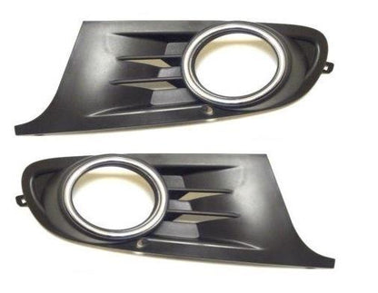 VOLKSWAGEN GOLF MK6 2008 2013 FRONT BUMPER GRILLE W/FOG HOLE PAIR LEFT & RIGHT