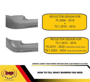 VW TRANSPORTER T6.1 2020 - 2024 REAR BUMPER PRIMED WITH PARKING SENSOR HOLES