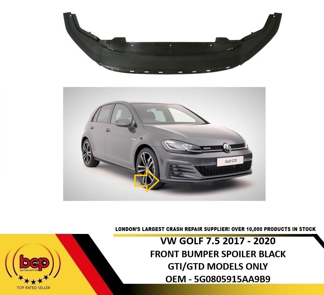 VW GOLF MK7.5 2017 – 2020 FRONT BUMPER LOWER SPOILER SPLITTER FOR GTI GTD MODELS