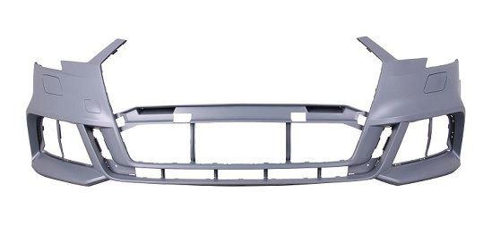 AUDI A3 2016 – 2019 S LINE FRONT BUMPER NO SENSOR HOLE OR WASHER NEW APPROVED