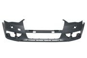 AUDI A3 2012 -2016  FRONT BUMPER WITH WASHER JET & PARKING SENSORS HOLES PRIMED