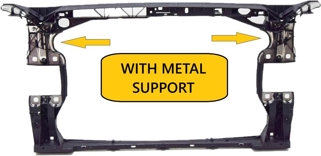 AUDI A4 2015 - 2024 FRONT PANEL RADIATOR SUPPORT SLAM PANEL OEM WITH METAL