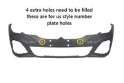 BMW 3 SERIES M SPORT G20 2019 – 2023 FRONT BUMPER PRIMED WITH PARKING SENSORS
