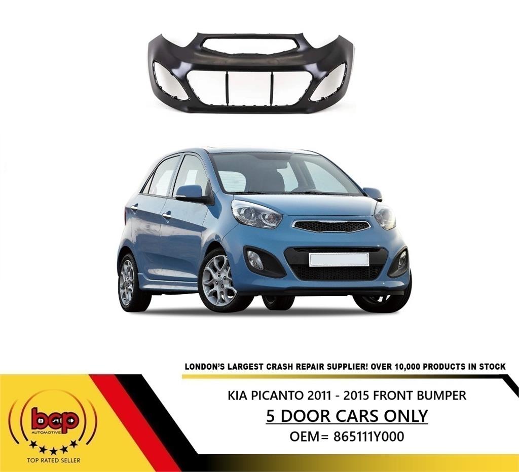 KIA PICANTO 2011 - 2015 FRONT BUMPER BRAND NOT PRIMED 865111Y000 NEW