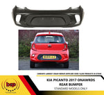 Load image into Gallery viewer, KIA PICANTO 2017 ON  REAR BUMPER 8661G6000 NOT PRIMED NO SENSOR HOLES
