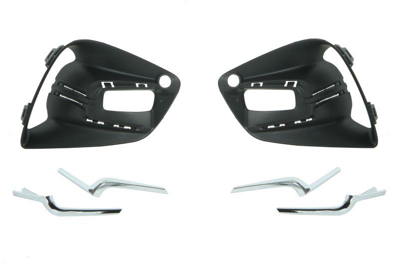 RENAULT CLIO 2019 ON FRONT BUMPER FOG GRILLE WITH CHROME BOTH SIDE LEFT RIGHT