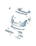 Load image into Gallery viewer, SEAT IBIZA 2017 - 2024 FRONT BUMPER FOG GRILLE FRAME NOT FR MODELS RIGHT DRIVER
