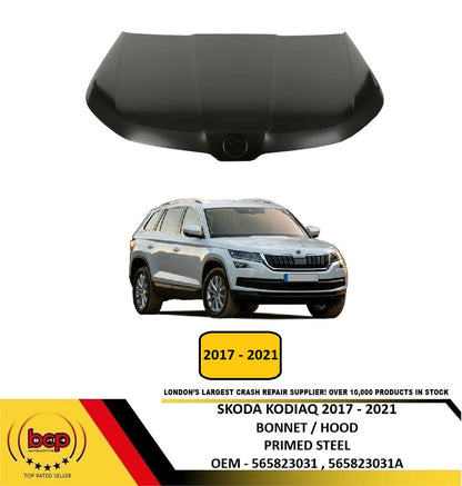 SKODA KODIAQ 2017 - 2021 BONNET HOOD PRIMED DELIVERED TO YOUR DOOR 565823031A
