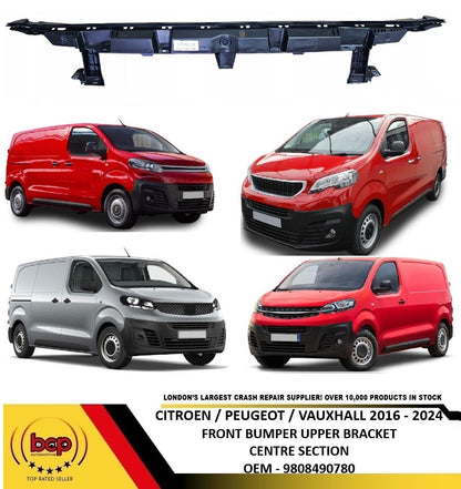 PEUGEOT EXPERT 2016 – 2024 FRONT BUMPER BRACKET HOLDER UPPER CENTRE 9808490780
