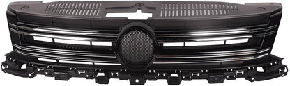 VW TIGUAN 2011 - 2016 FRONT UPPER RADIATOR GRILLE WITH CHROME MOULDINGS NEW